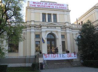 Bosnia's National Museum has closed because of lack of funds and political splits