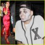 Chris Brown and Karrueche Tran at GreyStone Manor Halloween Party