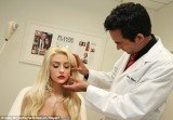 Courtney Stodden heads into the office of Beverly Hills plastic surgeon Dr. Marc Mani for an examination