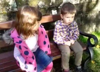 Four-year-old Delilah O’Donoghue’s earnest lecture on behavior to her two-year-old brother Gabriel could be about to make their family a fortune