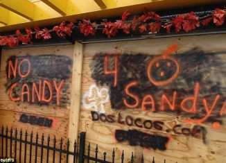 Halloween celebrations could be cancelled in New Jersey in the wake of Hurricane Sandy as it was deemed unsafe to go trick or treating
