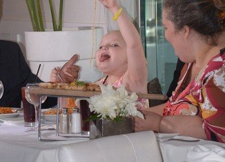 Honey Boo Boo on Tuesday at Real Housewives of Beverly Hills star Lisa Vanderpump's restaurant, Villa Blanc