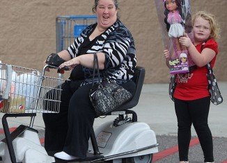Honey Boo Boo stepped out in a pair of strappy silver heels as she joined her family for a family shopping trip to Walmart