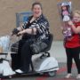 Honey Boo Boo sports strappy silver heels as she joins her family for a shopping trip to Walmart