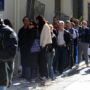 Greece jobless rate hit a record 25% in July