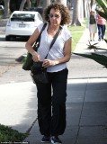 Rhea Perlman was seen wandering around Los Angeles without her wedding ring