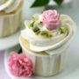 Recipe: Rose water pistachio cupcakes