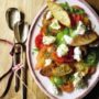 Recipe: Salad and garlic toasts