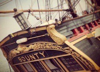 Seventeen people aboard HMS Bounty have abandoned ship off the coast of North Carolina amid Hurricane Sandy