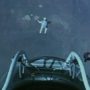 Felix Baumgartner lands on Earth after record freefall from 128,000 ft above Roswell