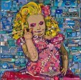 Artist Jason Mecier spent 50 hours and used 25 lbs of garbage to create a larger-than-life portrait of Honey Boo Boo