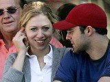 Chelsea Clinton and her husband Marc Mezvinsky have been left without power and hot water in the aftermath of Hurricane Sandy