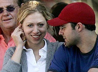 Chelsea Clinton and her husband Marc Mezvinsky have been left without power and hot water in the aftermath of Hurricane Sandy