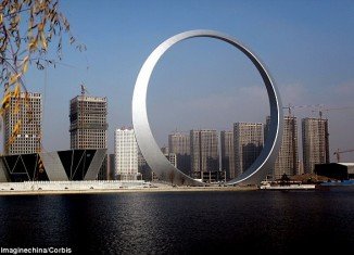 China is building The Ring of Life, a new landmark in the northeast of the country that defies the notion that size doesn't matter