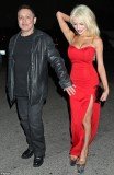 Courtney Stodden and Doug Hutchison could hardly keep their lips nor hands off one another as they posed for pictures