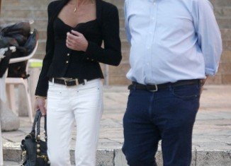 Dominique Strauss-Kahn has been spotted with his new girlfriend, Myriam Aouffir, at the Wailing Wall in Jerusalem