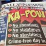 NYC spent an entire day without violent crime for the first time in living memory