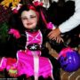 Honey Boo Boo dressed as pink pirate for Halloween