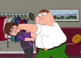 Justin Bieber pummeled by Peter Griffin in a new episode of Family Guy