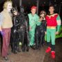 Kim Kardashian dressed as Catwoman for Halloween party at Fountainebleau Miami Beach