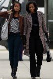 Malia Obama proved she has inherited her mother's classic seamlessly following in her well-heeled footsteps
