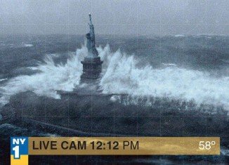 Statue of Liberty has been closed indefinitely after Superstorm Sandy flooded its island in New York Harbor