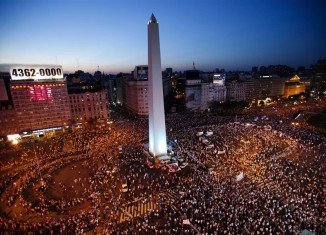 Thousands of Argentineans have taken to the streets of Buenos Aires in protest at the government of Cristina Fernandez de Kirchner