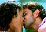 Aishwarya Rai Bachchan had her first screen kiss with actor Hrithik Roshan in Dhoom 2 in 2006