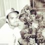 Chris Brown shares black-and-white picture having fun with Rihanna