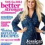 Jessica Simpson reveals her slimline figure on the cover of Weight Watchers magazine after losing 50 lbs