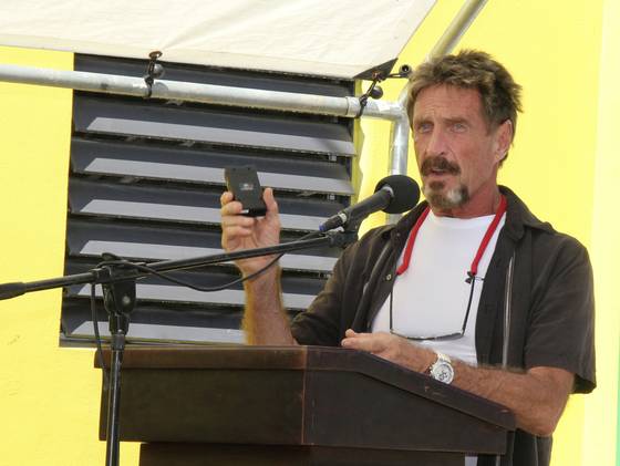 John McAfee, the founder of anti-virus software maker McAfee, has been arrested in Guatemala, accused of entering the country illegally