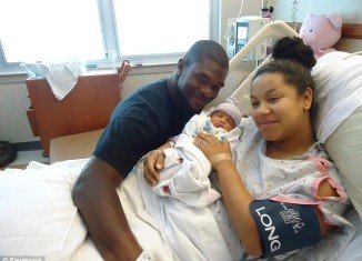Jovan Belcher shot his girlfriend Kasandra Perkins dead before shooting himself because she told him he was not the father of their baby daughter