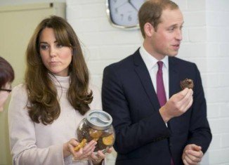 Kate Middleton was on a drip at King Edward VII Hospital in central London this evening after falling ill with acute morning sickness