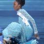 Miss Universe 2012: Miss Guyana Ruqayyah Boyer crashes to the floor in front of judges in Las Vegas