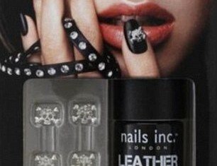 Nails Inc leather-look nail polish Bling It On Rebel Kit sold out in seconds after going on sale in the US yesterday