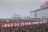 North Korean people have gathered in Pyongyang for a mass rally to celebrate Wednesday's long-range rocket launch