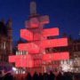 Brussels Christmas Tree 2012: thousands sign petition against abstract light installation replacing traditional Christmas tree