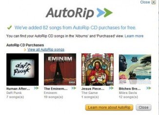 Amazon has launched AutoRip, a service that stores free digital versions of CDs bought via its store