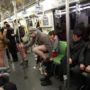 No Pants Subway Ride 2013: London and New York