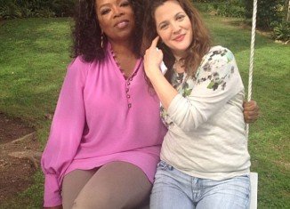 Drew Barrymore spoke to Oprah Winfrey about her battles with motherhood as she tries to raise 4-month-old daughter Olive away from the spotlight