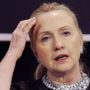 Hillary Clinton blood clot between brain and skull behind right ear