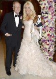 Official pictures from inside Crystal Harris and Hugh Hefner's nuptials at the Playboy Mansion