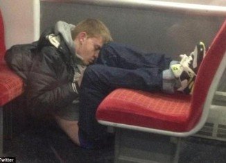 One passenger has starting collating photos of the funniest sleepers public transport can offer