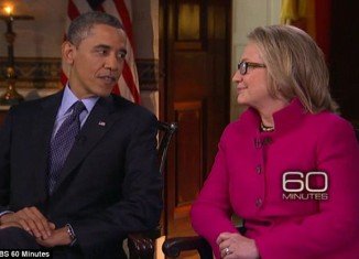 President Barack Obama and outgoing Secretary of State Hillary Clinton gave a rare joint interview for CBS’ 60 Minutes