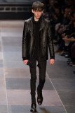 Shockingly thin male model on the catwalk at YSL