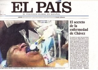 Spanish newspaper El Pais has apologized after publishing a photo of Venezuelan President Hugo Chavez which it said has turned out to be a fake
