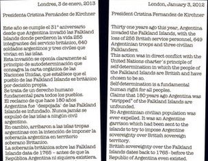 The Sun has taken out an advert in an English-language paper in Argentina defending Britain's right to govern the Falkland Islands