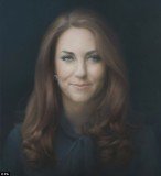 The first official painting of Kate Middleton has been unveiled this morning at London's National Portrait Gallery