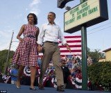 After First Lady Michelle Obama wore a red and white check dress by online fashion retailer ASOS.com last year it quickly became a sellout