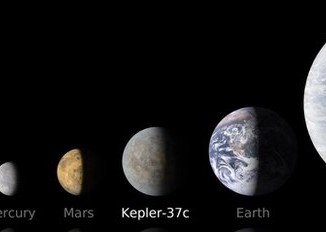Astronomers have smashed the record for the smallest planet beyond our Solar System identifying Kepler-37b, an exoplanet which is only slightly larger than our Moon